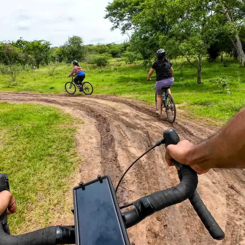 Master mixed surfaces and take in the scenic route to and around the lake.